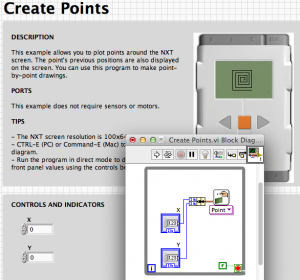 Create points