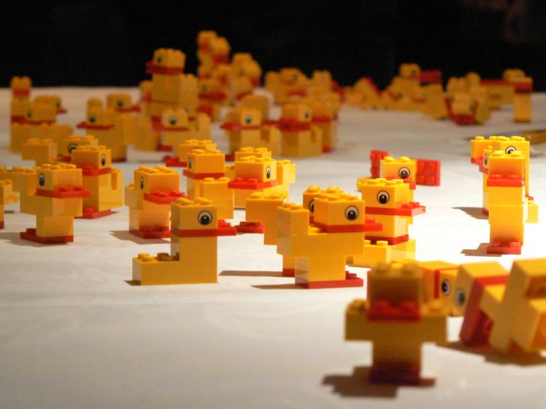 lego minecraft duck