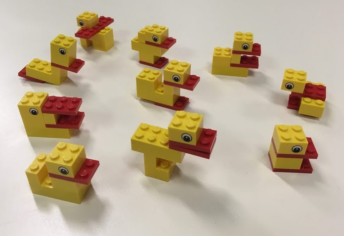 lego minecraft duck